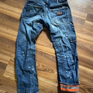 Extremely Rare Polo Sportsman double knee denim